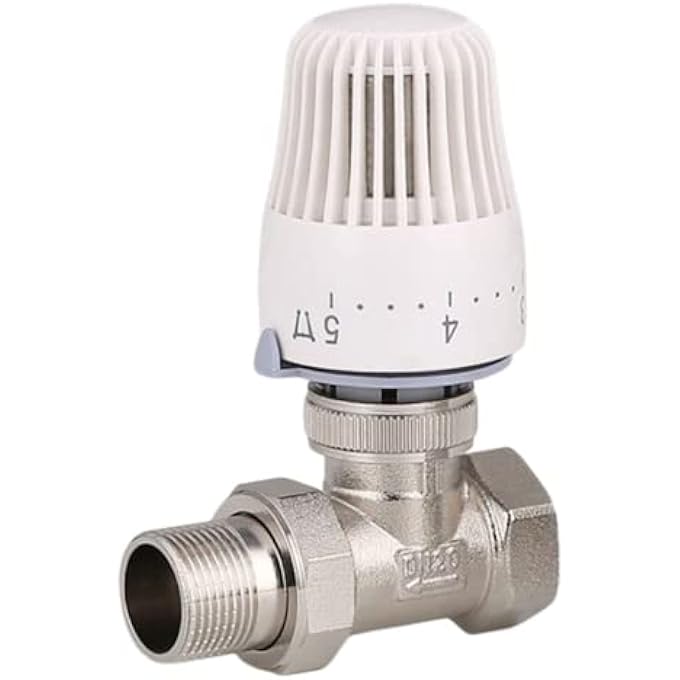 THERMOSTATIC RADIATOR VALVE, 3/4INCH AUTOMATIC TEMPERATURE CONTROL VALVE FLOOR HEATING, DN20 TEMPERATURE CONTROL THERMOSTAT VALVE FOR WATER - Image 2