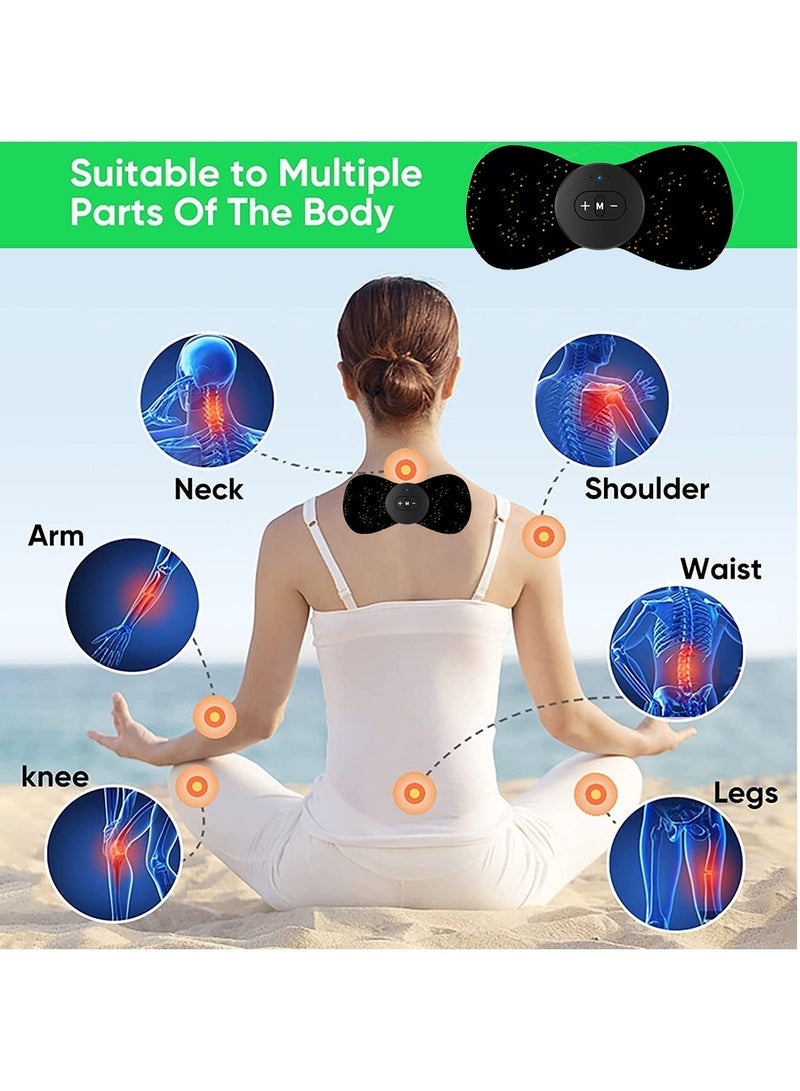 Remote Control Electric Neck Massager Mini EMS Massager Relieve Neck Shoulder Back Waist Pressure 6 Modes and 10 Levels of Intensity - Image 4