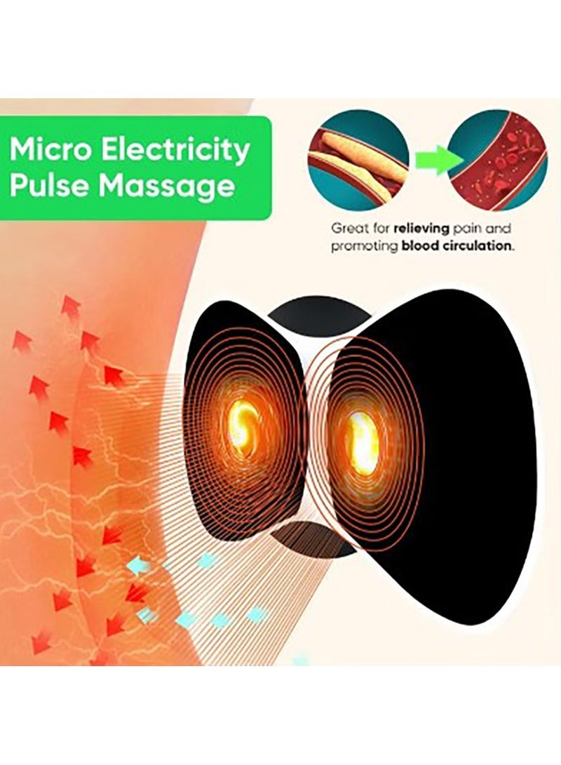Remote Control Electric Neck Massager Mini EMS Massager Relieve Neck Shoulder Back Waist Pressure 6 Modes and 10 Levels of Intensity - Image 5