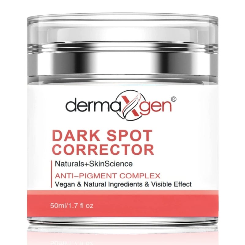dermaxgen Dark Spot Corrector For Face and Body Hyperpigmentation Treatment Uneven Skin Tone Corrector For Face Body Underarms Knees Elbows Intimate Area Inner Thigh for All Skin Types For Men Women  17 FL OZ 
