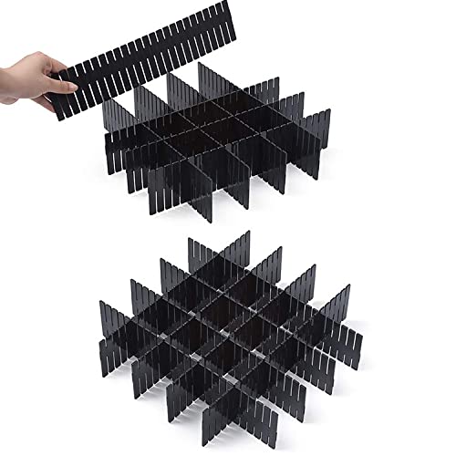 APRAS 3 in 1 Plastic Adjustable Storage Organizer Drawer Divider for Home Kitchen for Makeup Tools Kitchen Cutlery Office Desk Clinic Bedroom 40 PCS Multi Colour - Image 5