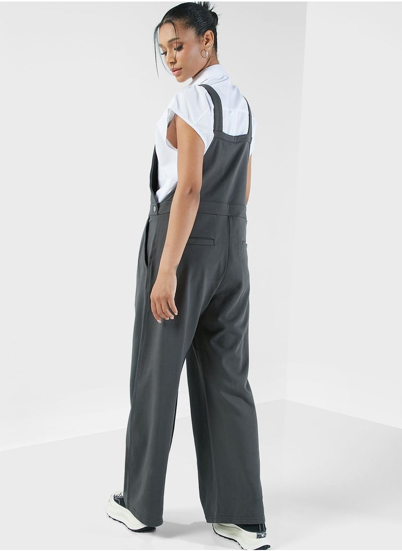 Mini Cream - Logo Dungaree - Image 1