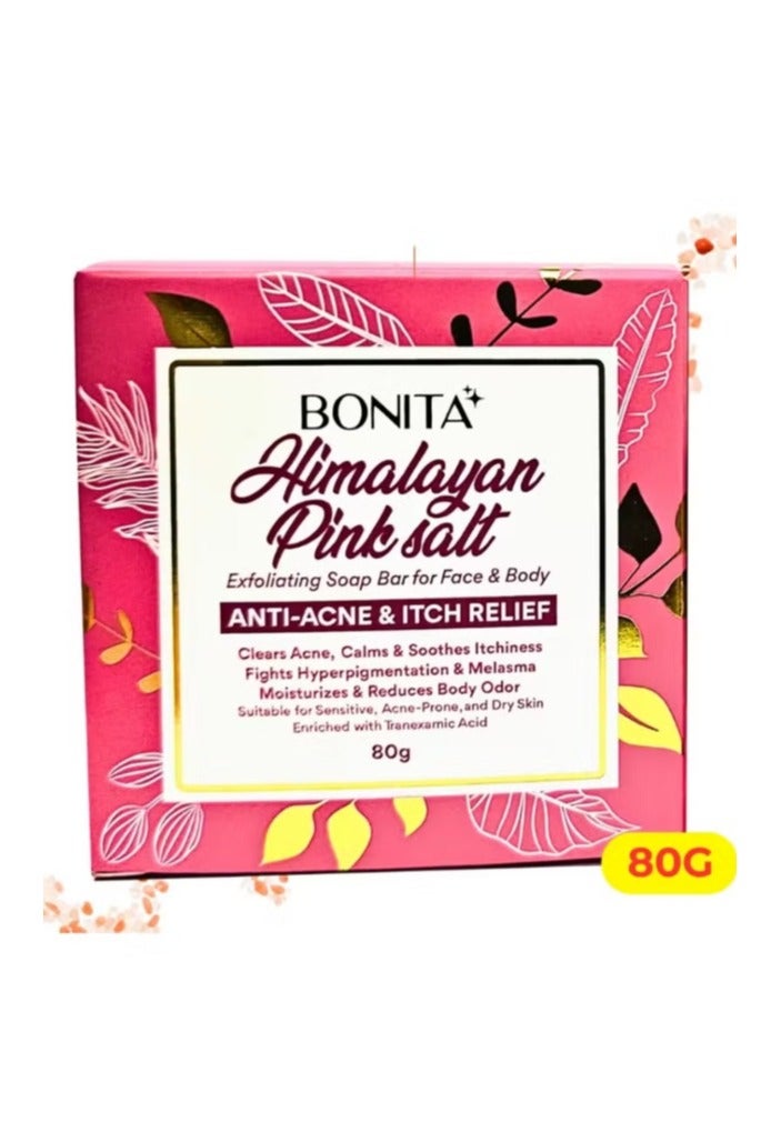 صابون ملح الهيمالايا الوردي 80 جرام