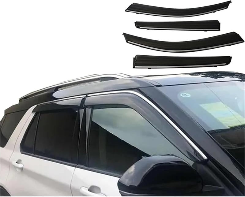 QASULER Window Weatherproof Deflector for Ford Explorer MK6 U625 - Image 5