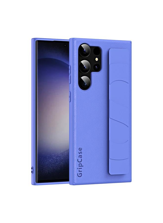 اس-توب جراب لهاتف Samsung Galaxy S23 Ultra 5G مع غطاء خلفي مرن بمقبض معصم - Image 1