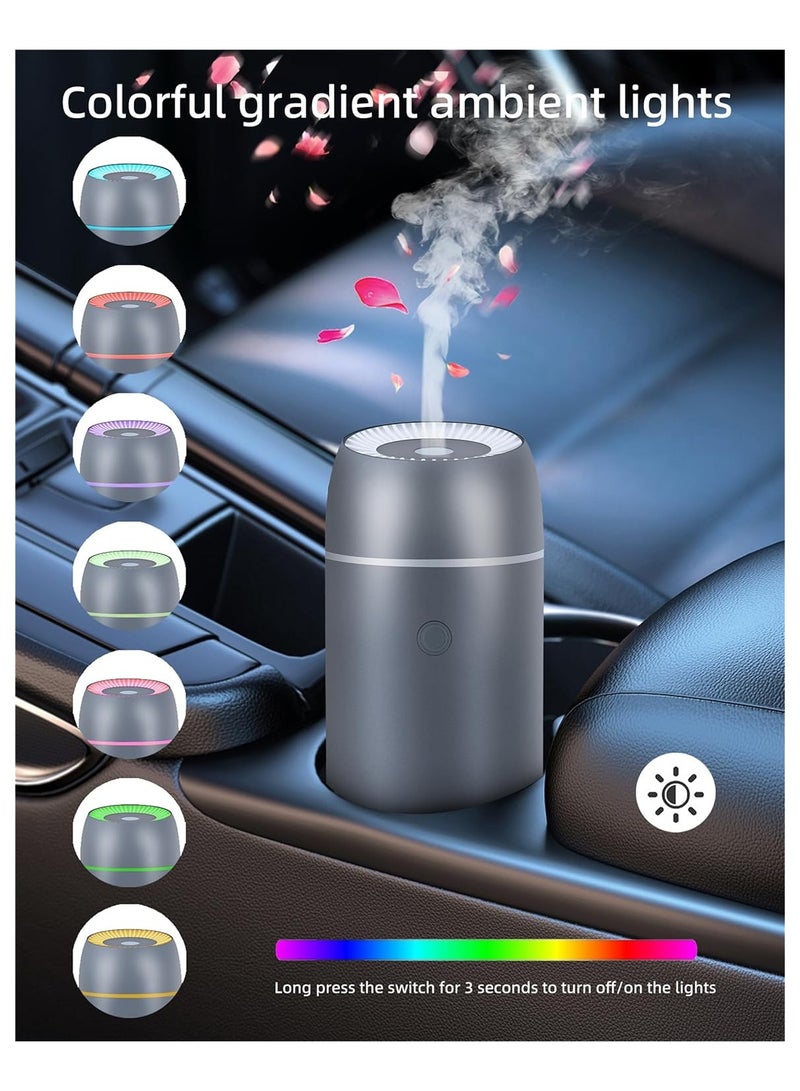 general Car Diffuser, Portable Mini Ultrasonic Mist, Aroma Diffuser 100ml USB Diffuser Freshener for Vehicle Home Office Bedroom - Image 3