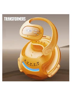 TRANSFORMERS سماعات بلوتوث لاسلكية جديدة من ترانسفورمرز TF-T07 باللون الأصفر  - Image 1