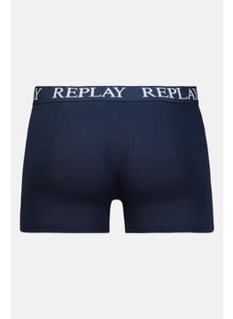 Replay Men 2 Pack Brand Logo Boxer Brief, Grey  - Image 3