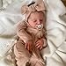 ADFO Real Life Reborn Baby Dolls Girl 20 Inches Realistic Baby Doll Soft Vinyl Sleeping Newborn Baby Dolls with Feeding Accessories for Kids Ages 3 - Image 3
