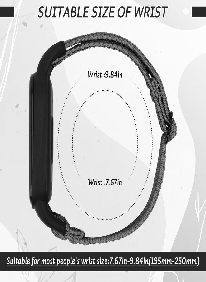 TumpCez Solo Loop Elastic Nylon Bands Only Compatible with Amazfit Band 7 Straps,Soft Adjustable Stretchy Sport Replacement Strap for Amazfit Band 7 for Men Women - Image 4
