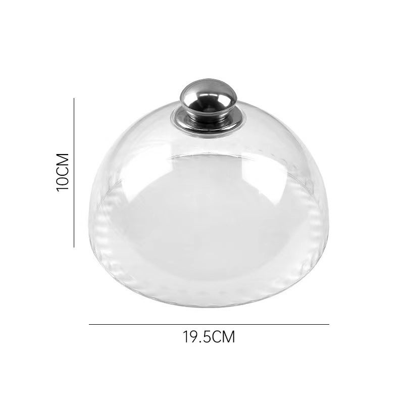Creative Dim Sum Transparent Cover Household Anti-Mosquito And Dust-Proof Round Food Cover Restaurant Buffet Cake Cover - Image 1
