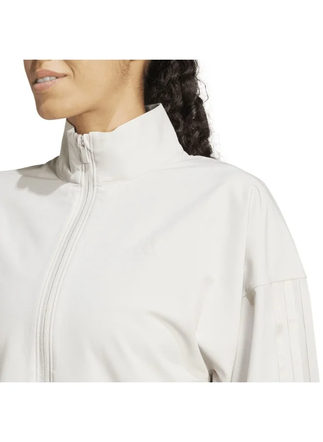 اديداس adidas PACER W JACKET Grey Training TRACK TOPS for Women - 2XS