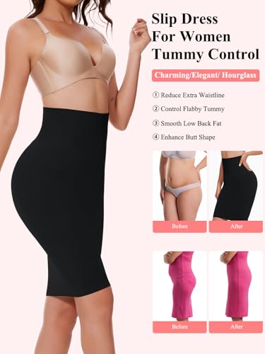 JOYSHAPER Shapewear Slip for Under Dresses Half Slip Tummy Control Dress Seamless Skirt Slip Body Shaper - Image 2