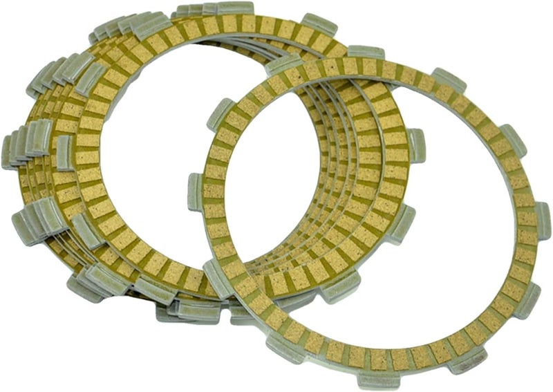 QASULER 7PC Motorcycle Friction Clutch Disc Plates - Image 2