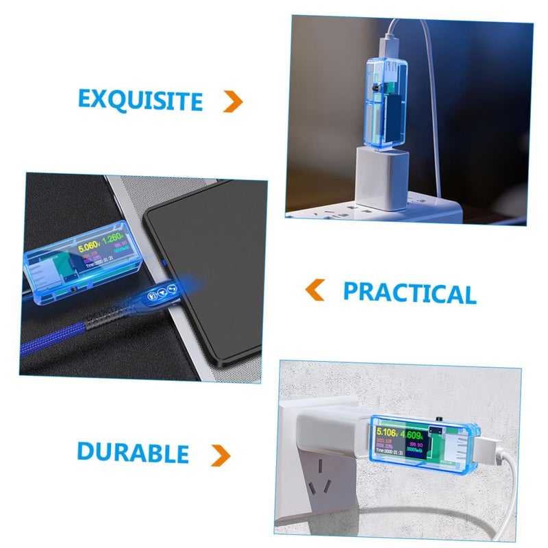 5 قطع جهاز قياس واط USB بشاشة LCD لقياس الجهد والتيار لشواحن وأجهزة بنك الطاقة والأجهزة - Image 5