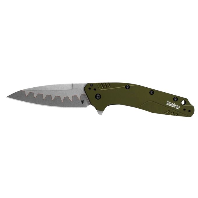Kershaw Dividend Assisted Opening Knife Olive (3" Composite) 1812Olcb - Image 1