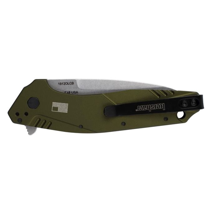 Kershaw Dividend Assisted Opening Knife Olive (3" Composite) 1812Olcb - Image 2
