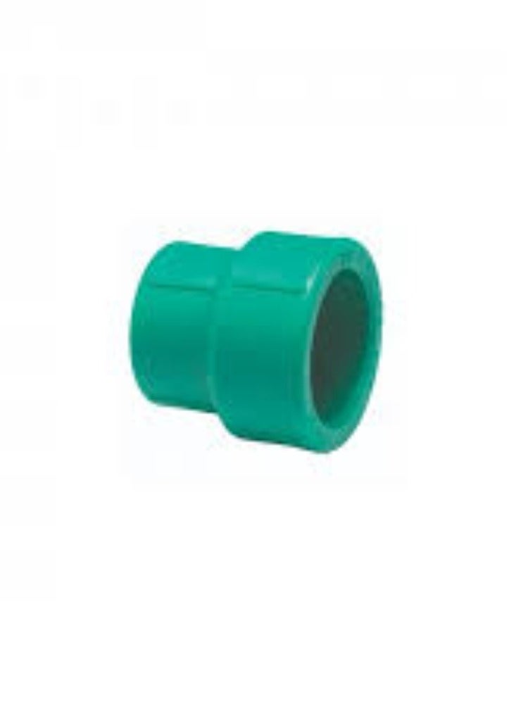 KNP Reducer Bush PPR Pipe Fitting (63mm x 25mm) is used to connect pipes of different diameters in PPR (Polypropylene Random Copolymer) piping systems. - Image 2