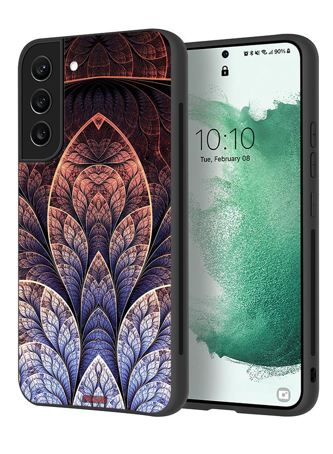 Tolwak Samsung Galaxy S21 FE 5G Protective Case Cover Floral Fractal Abstract - Image 1