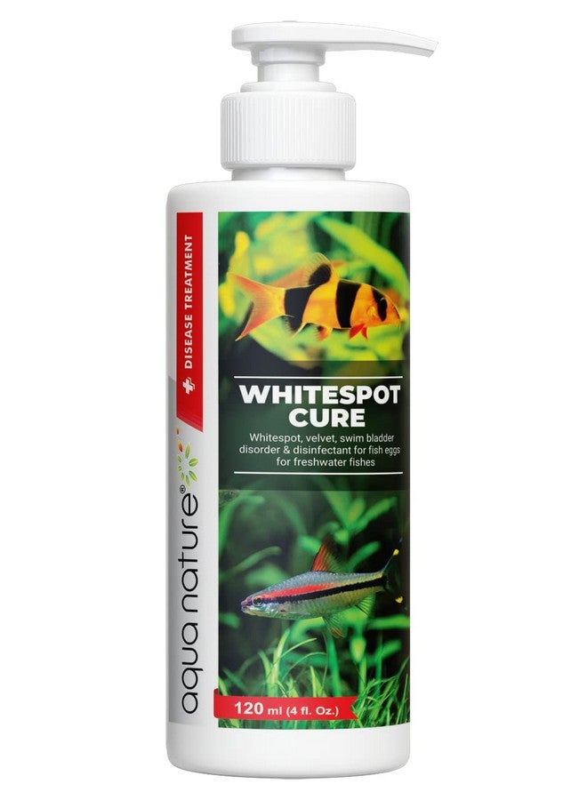 aqua nature aqua nature Aquarium Medicine Whitespot Cure Special (White Spot Velvet,Swim Bladder Disorder & Disinfectant For Fish Eggs For Fresh Water Aquarium) 120Ml - Image 1
