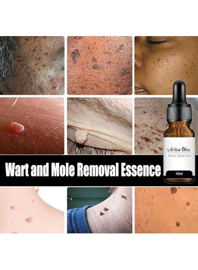 إيلهو سيروم محترف لإزالة الثآليل والشامات، 10 مل - مصحح دقيق للجلد لطيف للوجه والرقبة والجسم مع الجليسرين والبنتينول - علاج سريع لفرط الجلد - Image 4