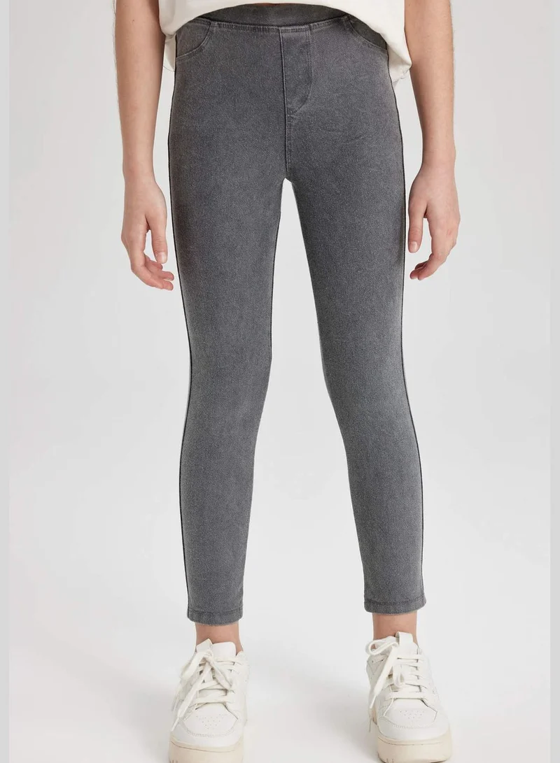DeFacto Slim Fit Faux Pocket Detailed Leggings