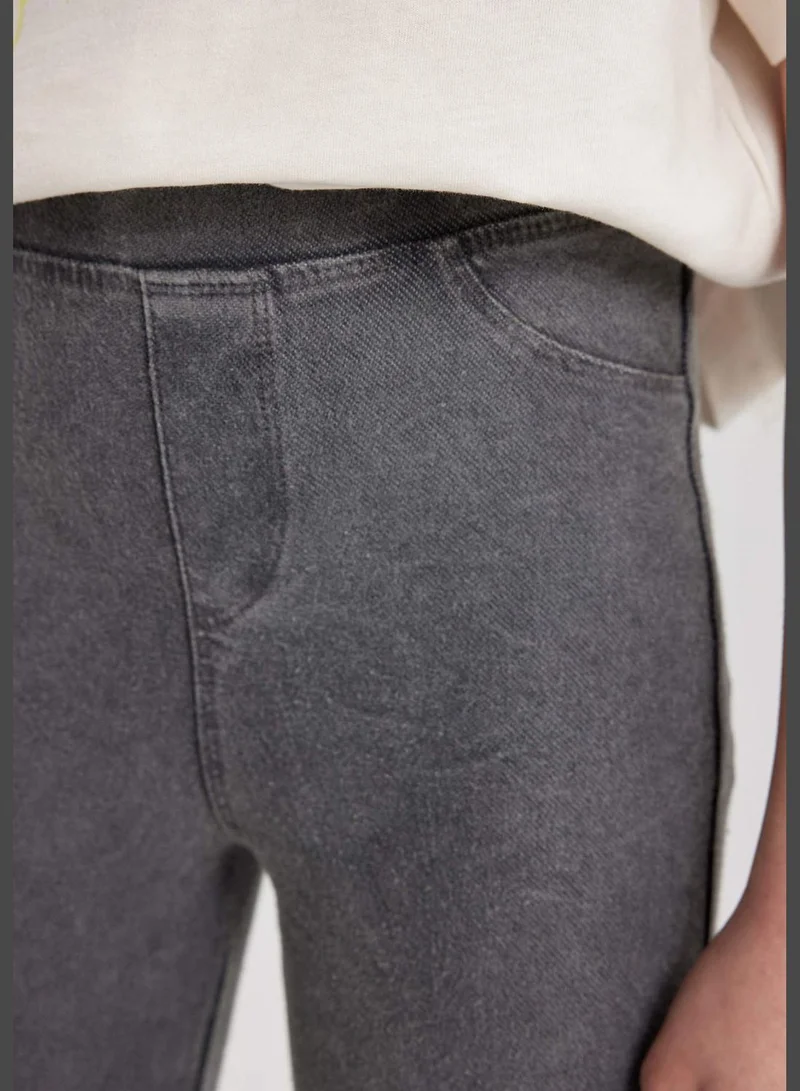 DeFacto Slim Fit Faux Pocket Detailed Leggings