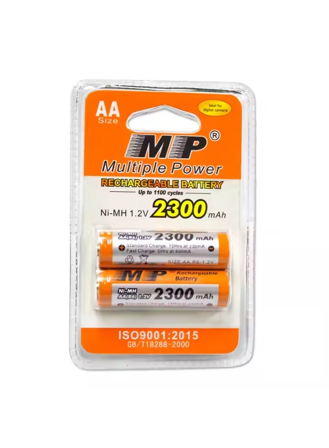 MP AA Rechargeable Batteries 2300mAh – 1.2V Ni-MH, Long-Lasting Power, Eco-Friendly – Pack of 20 for Cameras, Flashlights, Remotes & More  - Image 4