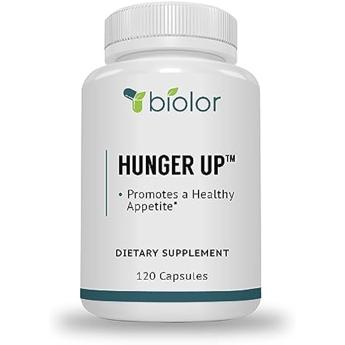 Biolor HungerUp™ - Appetite Stimulant (with No Artificial Fillers) - Effective Weight Gain Pills with Fenugreek Extract to Increase Appetite and Gain Weight - Image 1