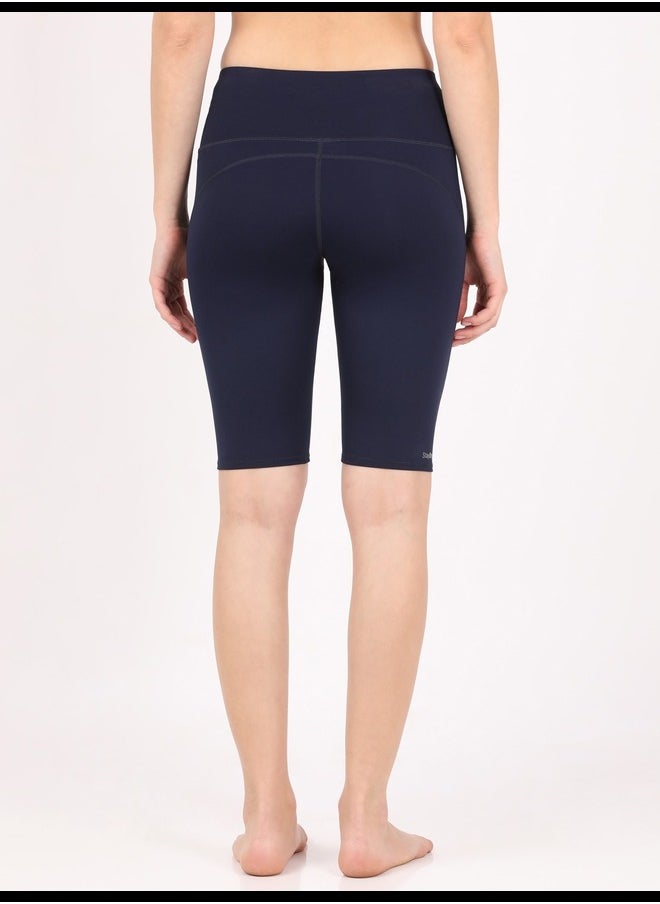 JOCKEY - Jockey MW81 Women's Microfiber Elastane Stretch Slim Fit Shorts with Side Pockets and Stay Fresh Treatment - Image 1