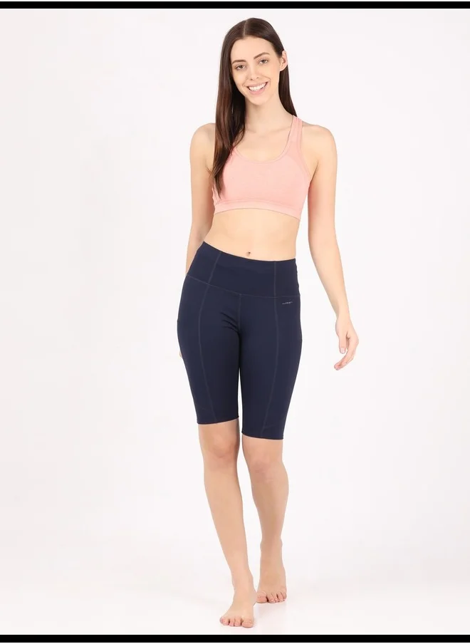 جوكي Jockey MW81 Women's Microfiber Elastane Stretch Slim Fit Shorts with Side Pockets and Stay Fresh Treatment