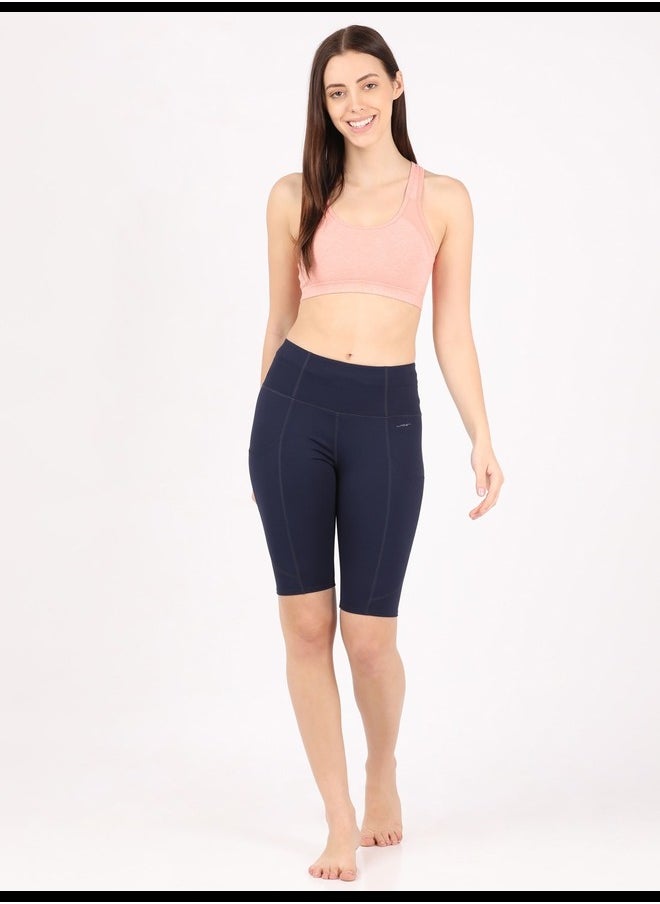 JOCKEY - Jockey MW81 Women's Microfiber Elastane Stretch Slim Fit Shorts with Side Pockets and Stay Fresh Treatment - Image 1