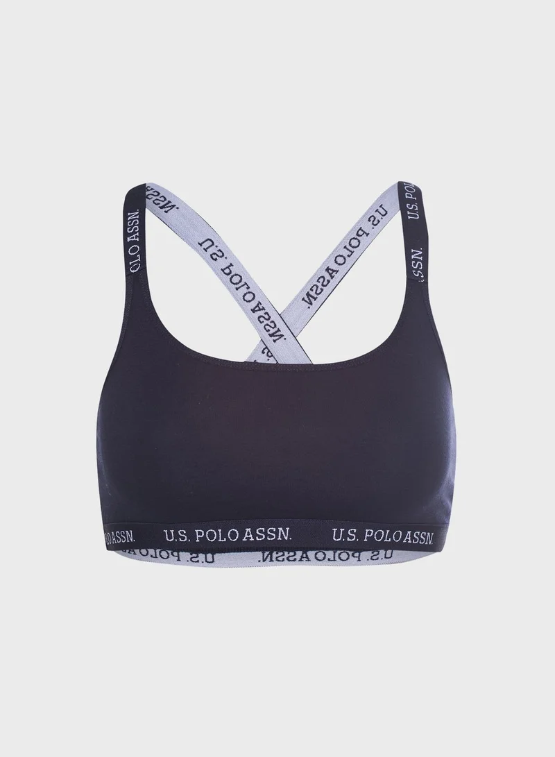 U.S. Polo Assn. Logo Band Bra