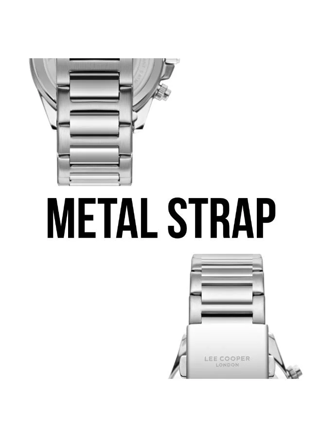 Lee Cooper Men's Metal Multi Function Watch LC08215.370 - 42 mm