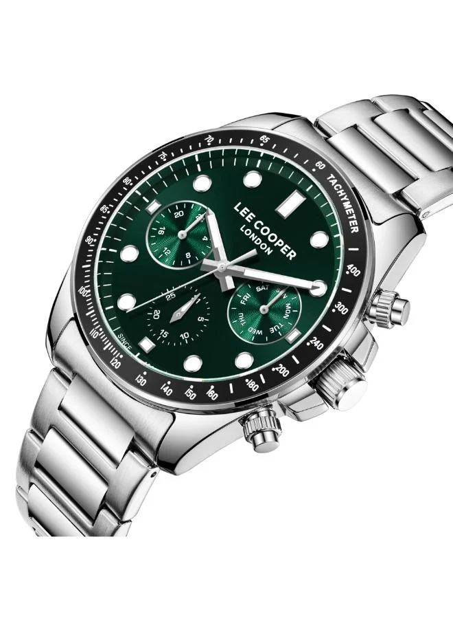 Lee Cooper Men's Metal Multi Function Watch LC08215.370 - 42 mm