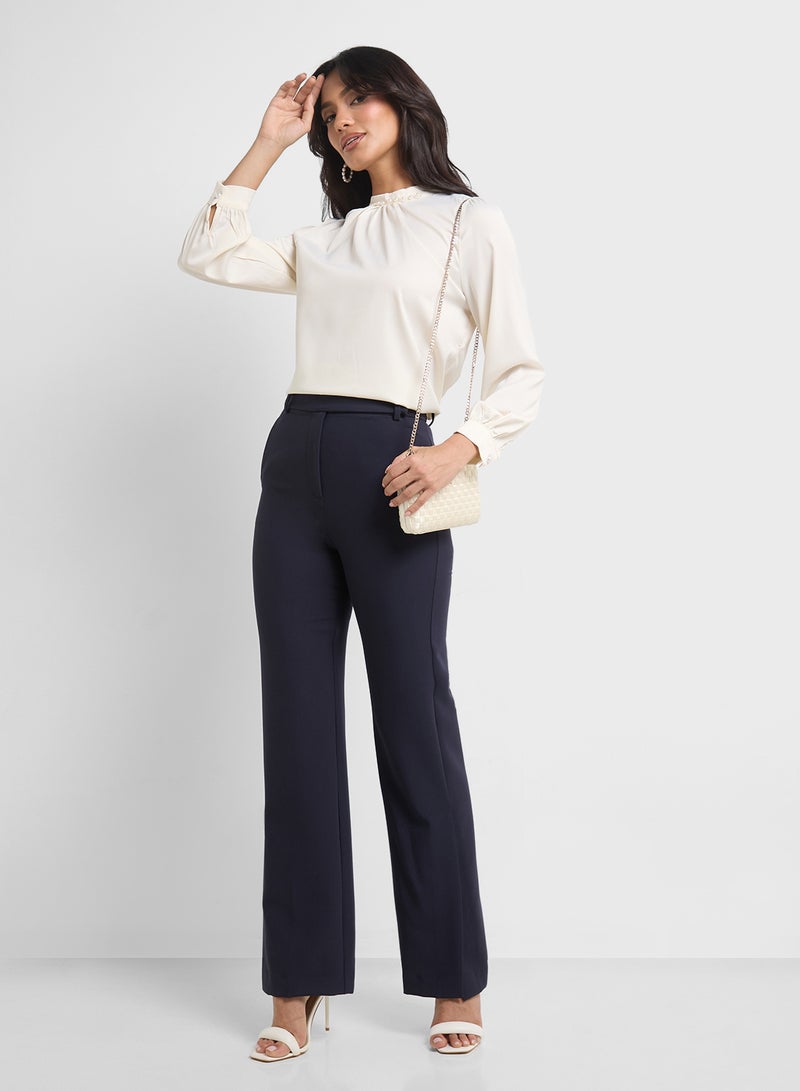 ELLA Top With Embellished Neckline  - Image 4