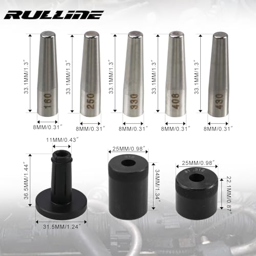 RULLINE 34720 Injector Seal Installer Kit 8Pcs，Compatible with Ford GM and Subaru Engines etc.Ensure Precision Seal Installation for Optimal Engine Performance - Image 2