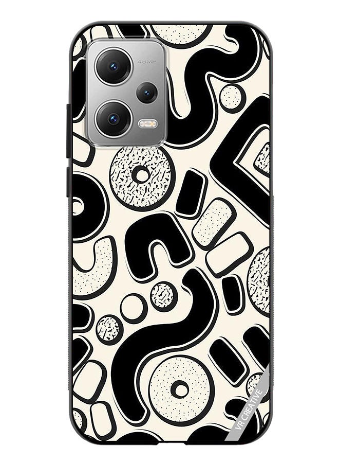 VR CREATIVE Protective Case Cover For Xiaomi Redmi Note 12 Donuts Design Design Multicolour - Image 1