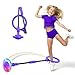 Aidabli Ankle Skip Ball for Kids Foldable Colorful Light Flash Wheel Skip Ball for Adults Indoor Outdoor Game Toys for Kids Gift for Girls Boys Ages 5 6 7 8 9 10 11 12 Years Old Purple - Image 3