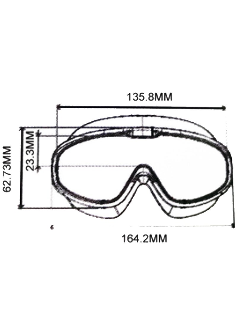 Generic Swimming Goggles for Adults & Teens – 3-Piece Set with Anti-Fog Swim Goggles (Built-in Earplugs), Nose Clip & Protective Case – Wide View, Leak-Proof 3D Fit, Adjustable Dual Strap, UV Protection, Soft Silicone Seal – Ideal for Pool, Open Water, Training & Racing - Image 2