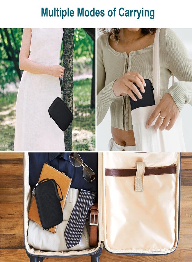 Canboc Carrying Case for Fujifilm X100VI/ X100V/ X100F/ X100S/ X-E5 Digital Camera, Zipper Mesh Pocket fit USB Cable, Black (Case Only) - Image 3