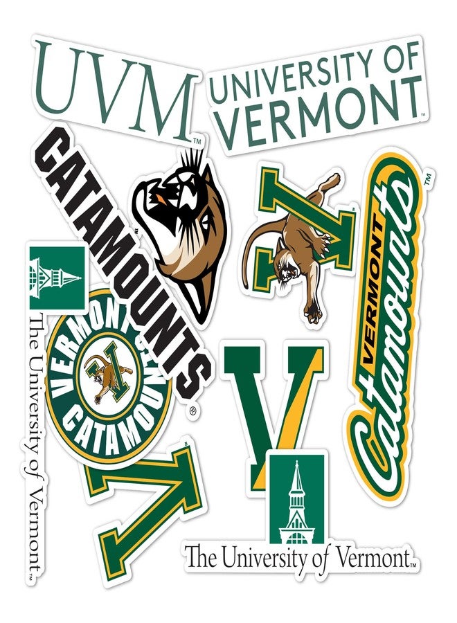 Desert Cactus The University of Vermont Sticker Catamounts Sticker Vinyl Decals Laptop Water Bottle Car Scrapbook Sheet T2 (Type 2) - Image 1