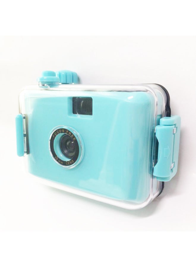 Source Manufacturer 135 Retro Film Film Fool Underwater Waterproof Diving Non-polaroid Camera Customization *made In Stock-Color:Cyan Purple Shell  - Image 5
