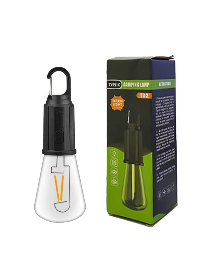 Rechargeable Camping Spotlights.This tent light has three lighting modes for different activities such as camping and emergencies. . dim glow for reading in your tent - Image 1