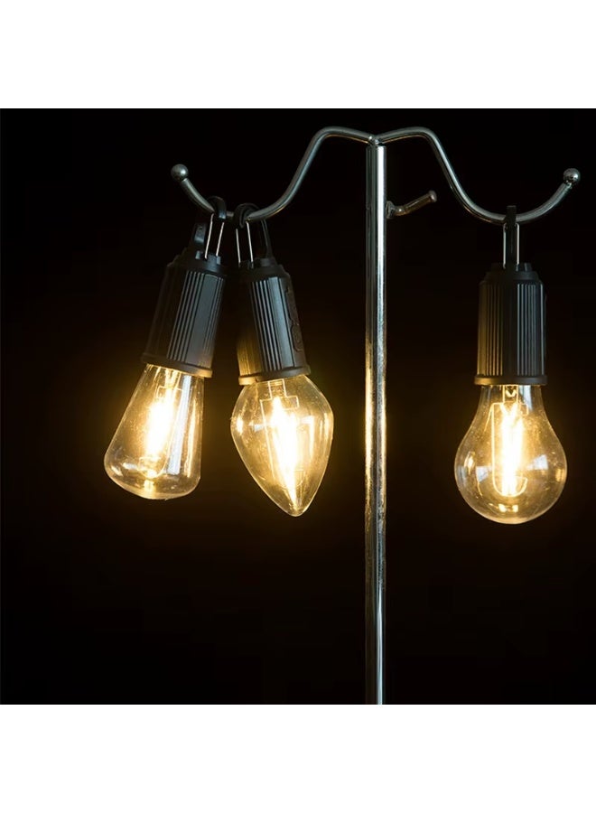 Rechargeable Camping Spotlights.This tent light has three lighting modes for different activities such as camping and emergencies. . dim glow for reading in your tent - Image 2