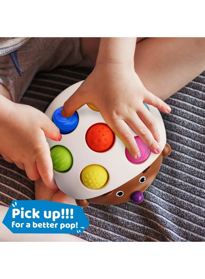 LiKee LiKee Fidget Popper Sensory Baby Toys for 18+ Months, Montessori Busy Toy for 2 3 Years Old Toddlers Push and Popping Bubbles Fine Motor Skill, Travel Toys for Kids Ages 2-3 Stress Relief (Hedgehog) - Image 3