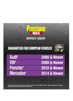 Prestone Prestone® MAX European Vehicles (Violet) Antifreeze + Coolant  - Image 2