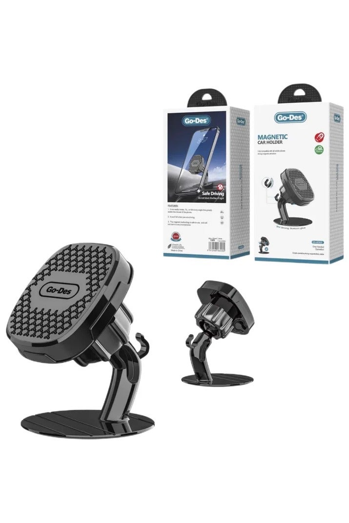 GO-DES GD-HD835 Intelligent dashboard in-car Magnetic holder Magnetic Car Phone Holder Stand Multifunctional Universal Magnet Wall Mobile Phone Holder - Image 1