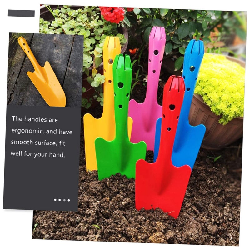 5 Piece Gardening Tool Set with Small Shovel and Trowel for Kids Planting - Image 3