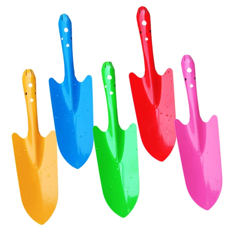 5 Piece Gardening Tool Set with Small Shovel and Trowel for Kids Planting - Image 2